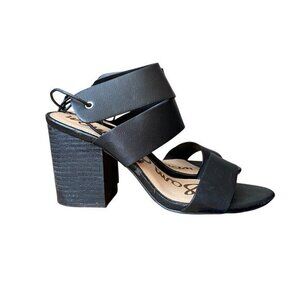 Sam Edelman | Women’s Valerie Black Block Heel Sandal - Size 8.5